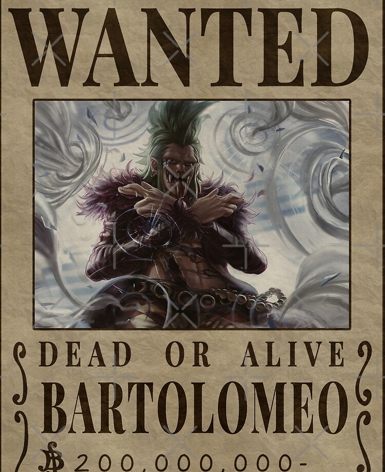 Bartolomeo Bounty One Piece Merch Wallpaper | iPad Case & Skin