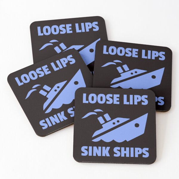 Item preview, Loose Lips Sink Ships designed and sold by Signal Xfm Dublin.