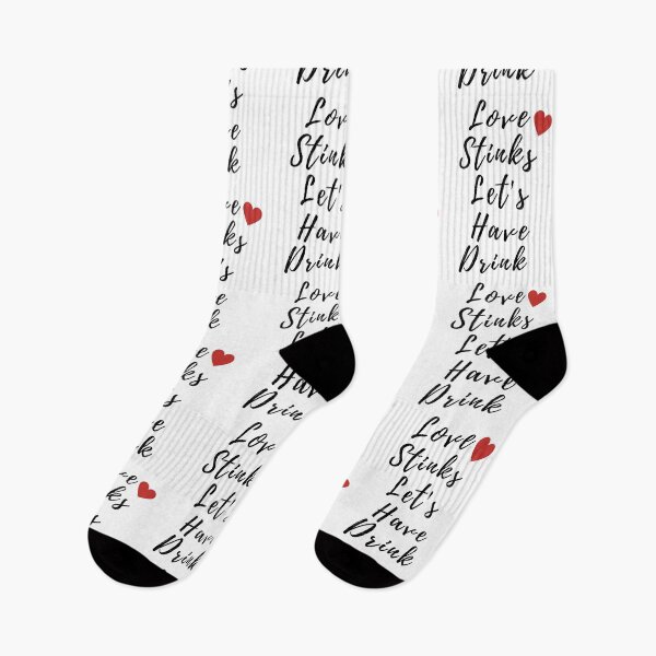 Item preview, Love Stinks Let's Have Drink Anti Valentine's Day designed and sold by Simo0455.