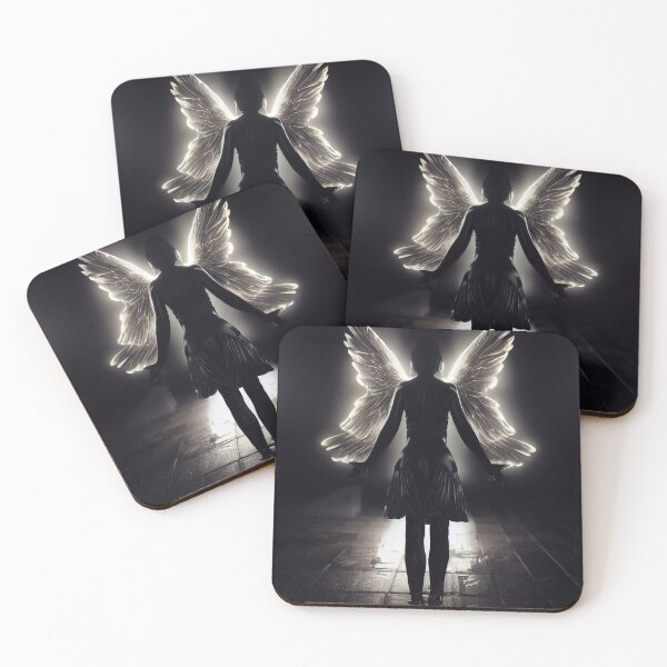 Item preview, Black fallen angel woman designed and sold by Maniock.