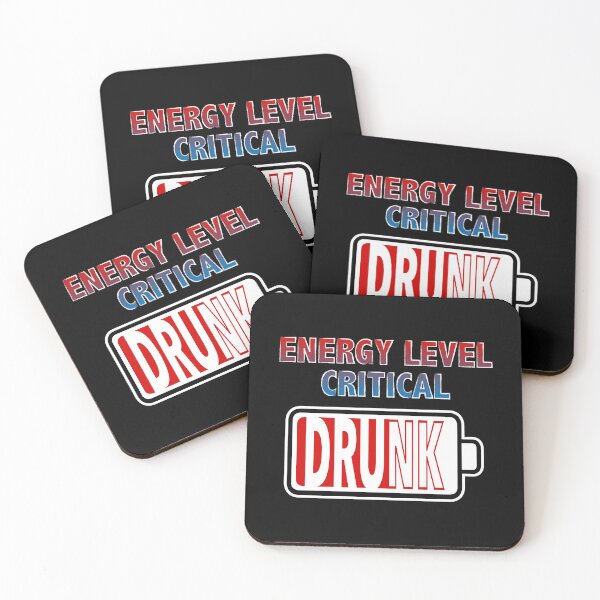 Item preview, Energy Level Critical - Drunk designed and sold by Moodific.