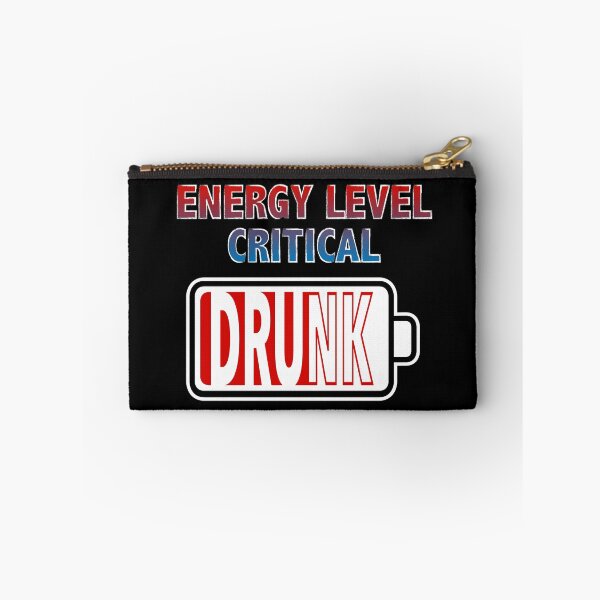 Item preview, Energy Level Critical - Drunk designed and sold by Moodific.