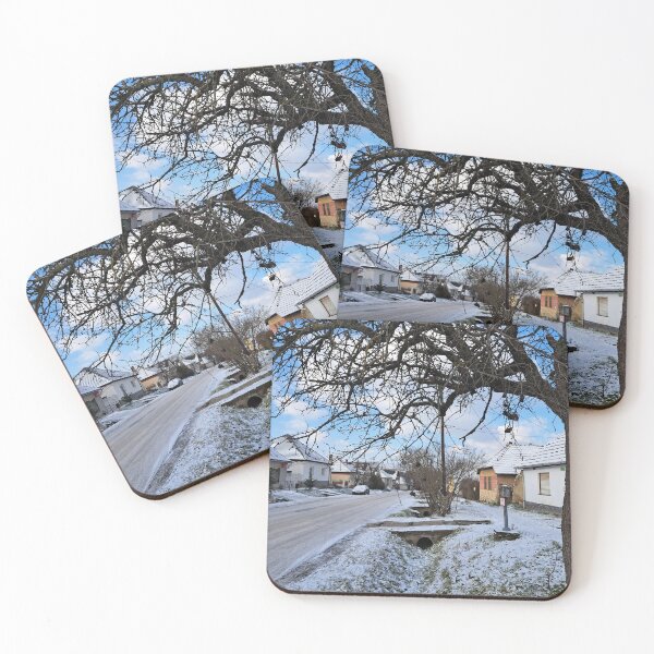 Item preview,  Street of Village in Piliscsev at Winter "Nature Photography" designed and sold by Istvan Ocztos.