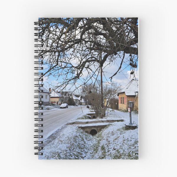 Item preview,  Street of Village in Piliscsev at Winter "Nature Photography" designed and sold by Istvan Ocztos.