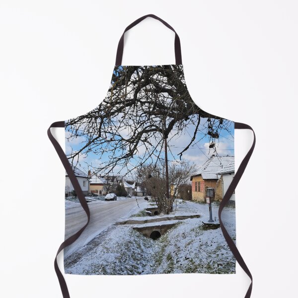 Item preview, Street of Village in Piliscsev at Winter "Nature Photography" designed and sold by Istvan Ocztos.