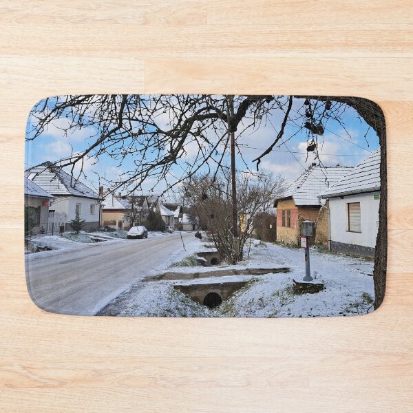 Item preview,  Street of Village in Piliscsev at Winter "Nature Photography" designed and sold by Istvan Ocztos.