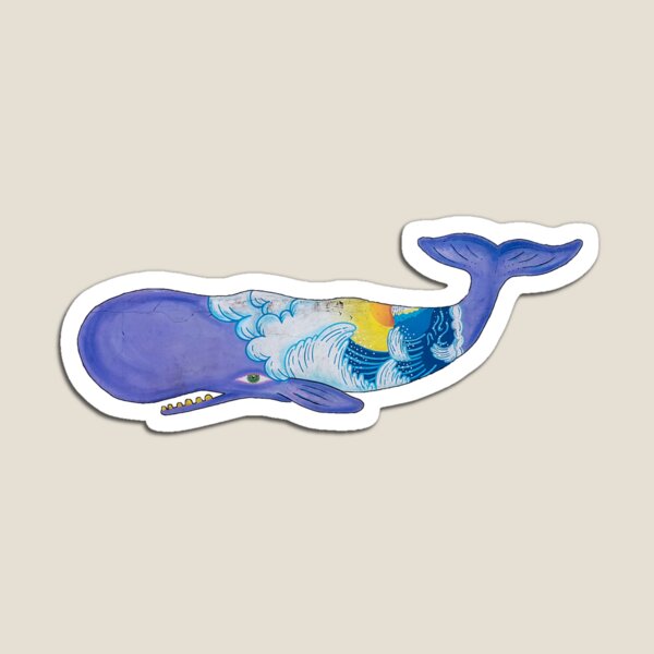 Whale Peace Love Magnet