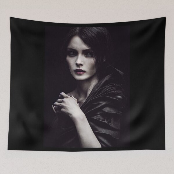 Item preview, Beautiful gothic girl in black. designed and sold by Maniock.