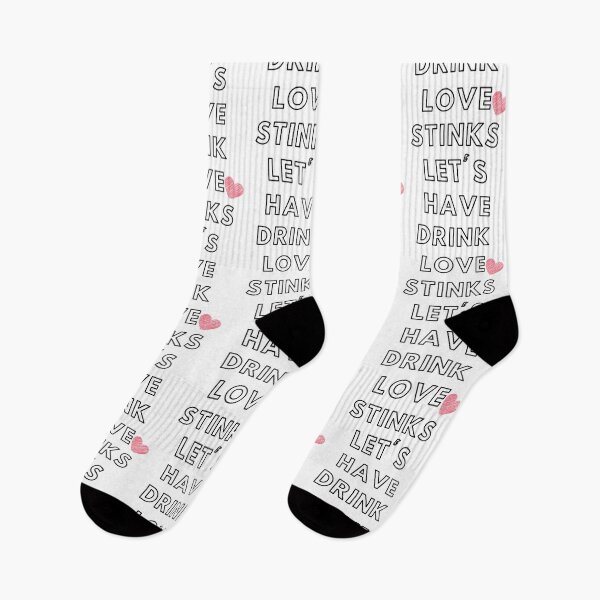 Item preview, Love Stinks Let's Have Drink Anti Valentine's Day designed and sold by Simo0455.