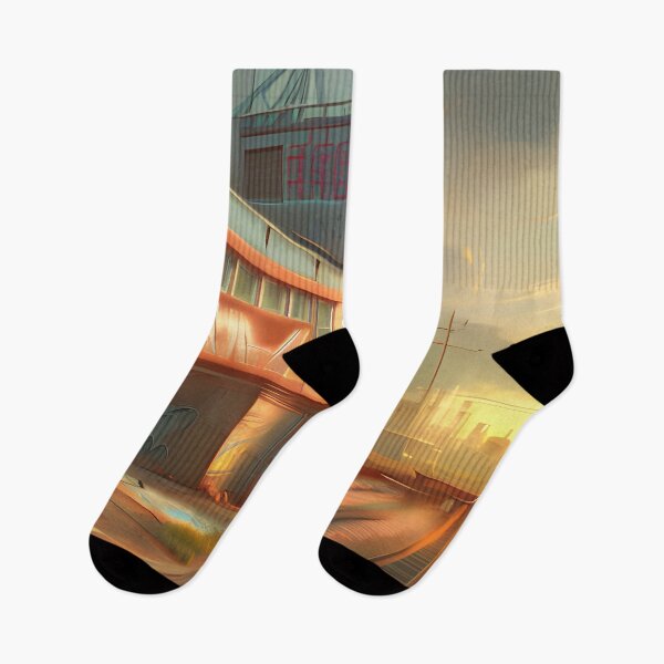 Item preview, AI Generated Art, Vintage Sunset Graffiti 4 designed and sold by ACC .