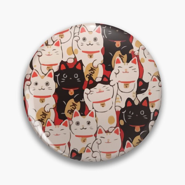 Item preview, Japanese Lucky Cat Funny Pattern designed and sold by Catalina2202.