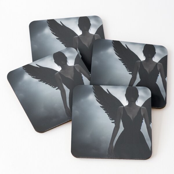 Item preview, A dark angel woman. designed and sold by Maniock.