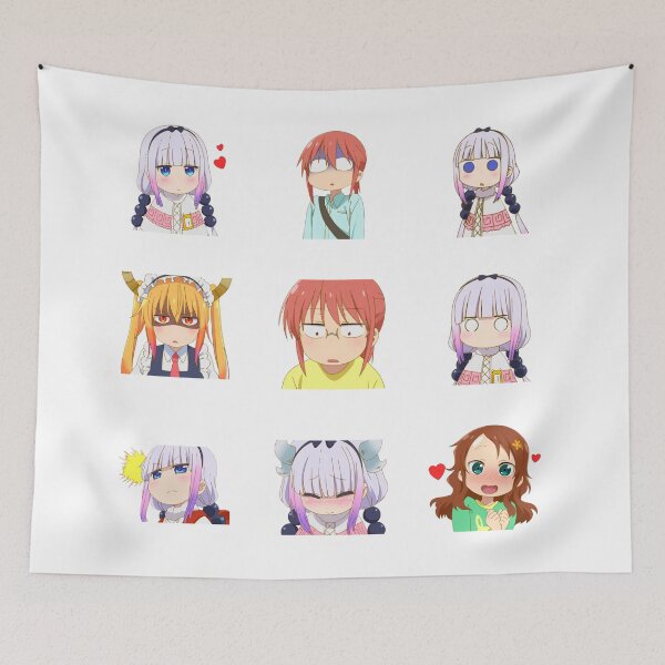 Item preview, Miss Kobayashi's Dragon Maid Sticker Pack designed and sold by BSHA-o-RAHA.