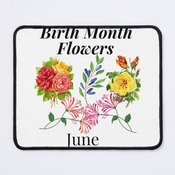 Item preview, Birth Month Flowers June. designed and sold by MacjarrGems.