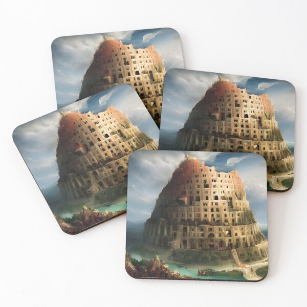 Item preview, Tower of Babel, AI Art designed and sold by Artiface.