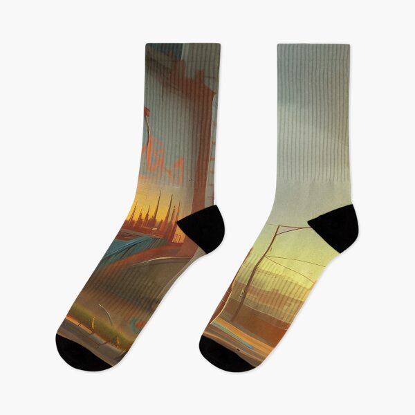 Item preview, AI Generated Art, Vintage Sunset Graffiti 5 designed and sold by ACC .