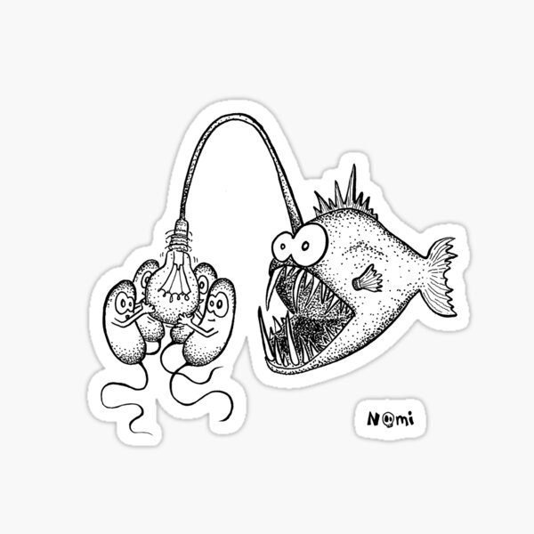 Item preview, Luminescence in the anglerfish designed and sold by Noémie Matthey.