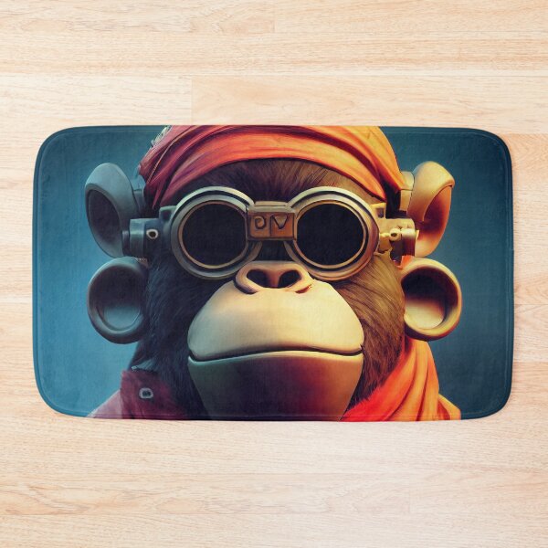 Item preview, Cyberpunk Pirate Gorilla designed and sold by MimozaStudio.
