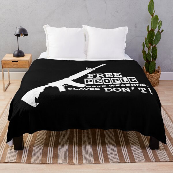 Item preview, Free People Have Weapons, Slaves Don't white designed and sold by UA-Shirts.