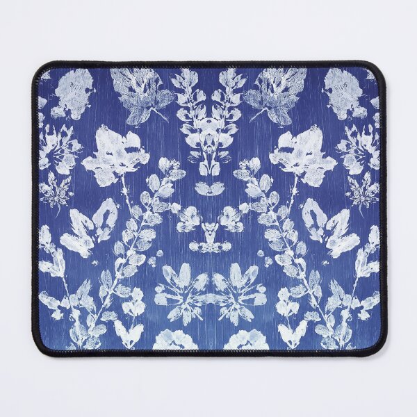 Item preview, Indigo winter leaves designed and sold by shinysherlock.