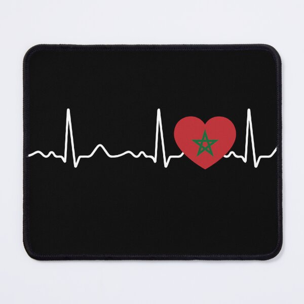 Item preview, Morocco - heartbeat, pulse, heart line, ecg designed and sold by Mohja-Design.