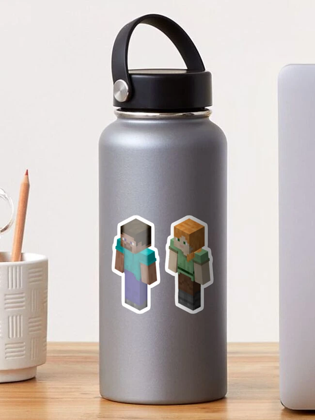 Personalized Minecraft Water bottle custom gift #4