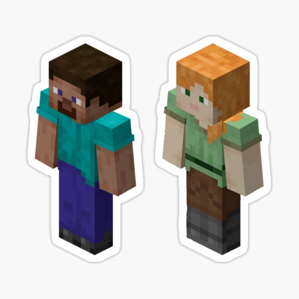 Minecraft Realista Com Alex e Steve 