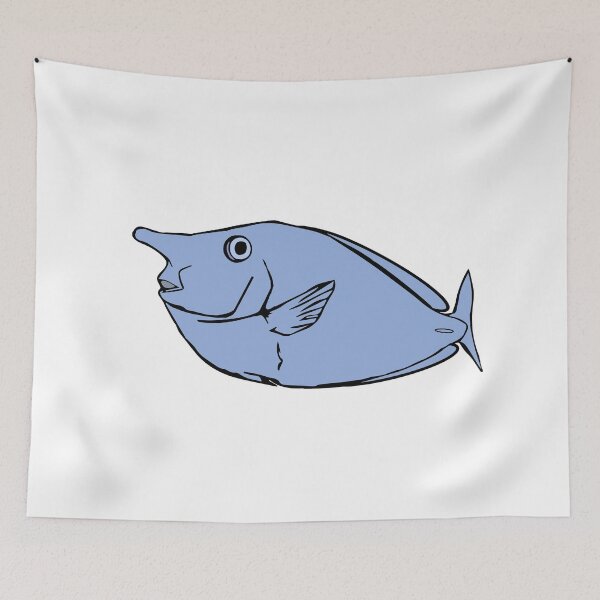 Item preview, Unicorn Tropical Fish Illustration designed and sold by stephaniepeters.