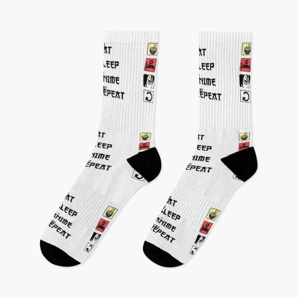 Item preview, Eat Sleep Anime Repeat Japanese writing anime designed and sold by adilchbanishop.