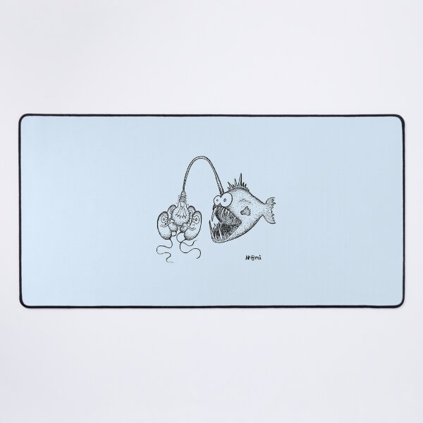 Item preview, Luminescence in the anglerfish (black contour version) designed and sold by Noémie Matthey.