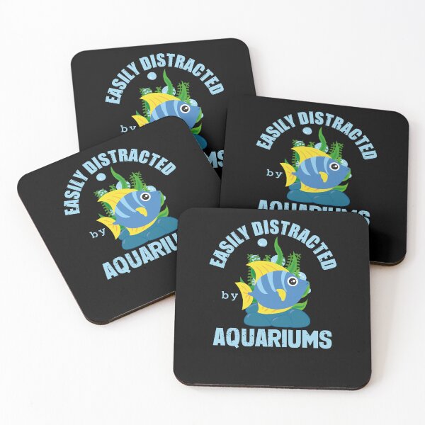 Item preview, Easily Distracted by Aquariums Cute Blue Fish designed and sold by Zurickdesigns.