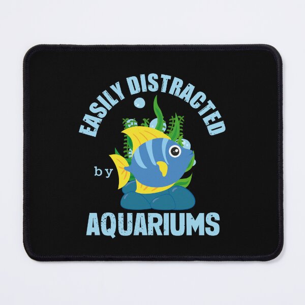 Item preview, Easily Distracted by Aquariums Cute Blue Fish designed and sold by Zurickdesigns.