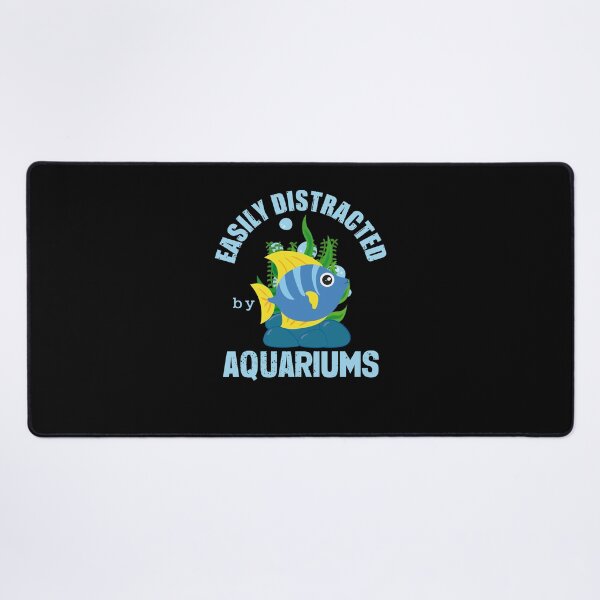 Item preview, Easily Distracted by Aquariums Cute Blue Fish designed and sold by Zurickdesigns.