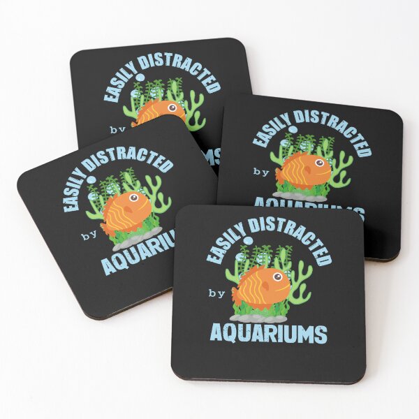 Item preview, Easily Distracted by Aquariums Cute Orange Fish designed and sold by Zurickdesigns.