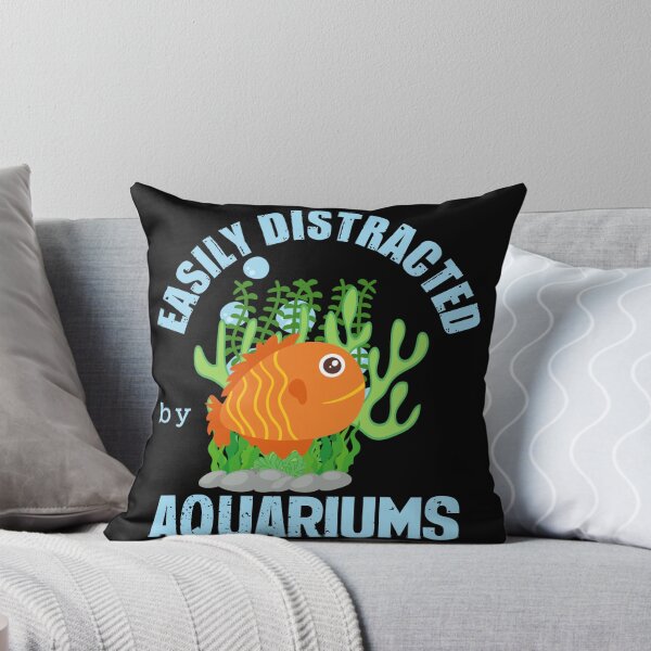 Item preview, Easily Distracted by Aquariums Cute Orange Fish designed and sold by Zurickdesigns.