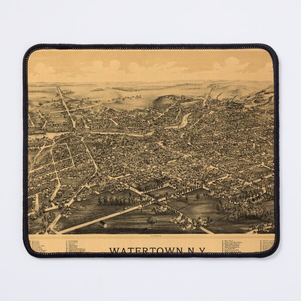 Item preview, Watertown, New York (1891) designed and sold by allhistory.