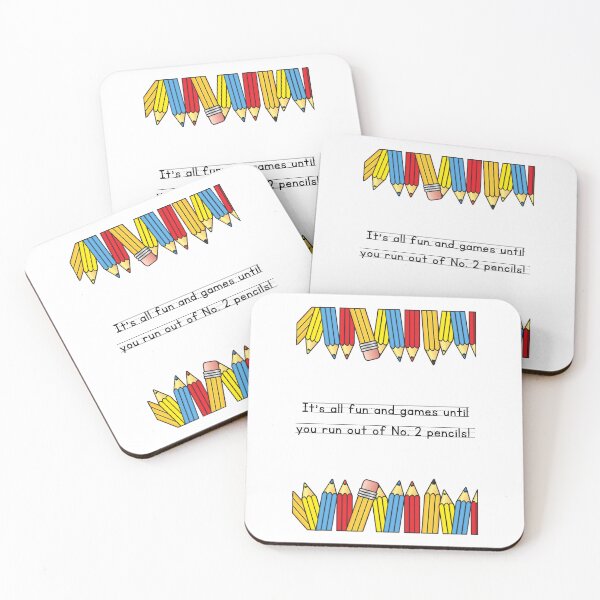 Item preview, It's all fun & games, until you run out of No.2 pencils! designed and sold by hdupree12.