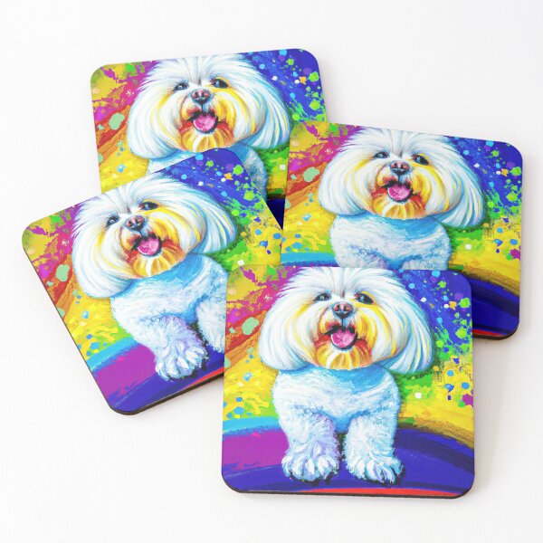 Item preview, Maltese vibrant colors designed and sold by AIK9Artwork.