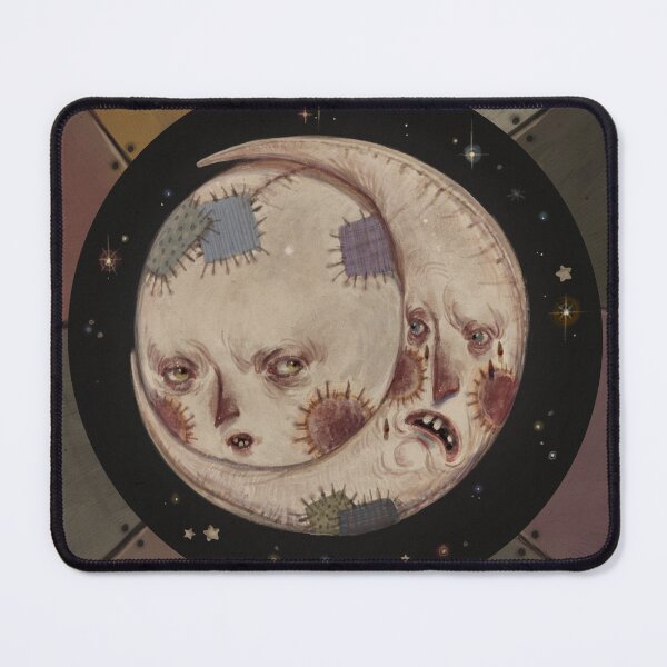 Item preview, Whimsical Sun and Moon- illustration designed and sold by woodenpencilbox.