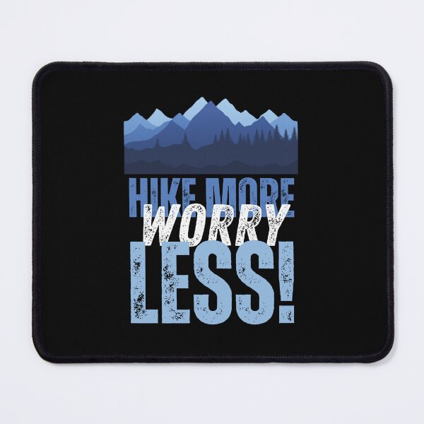 Item preview, Hike More Worry Less Vintage Hiking designed and sold by AmberSiraj.