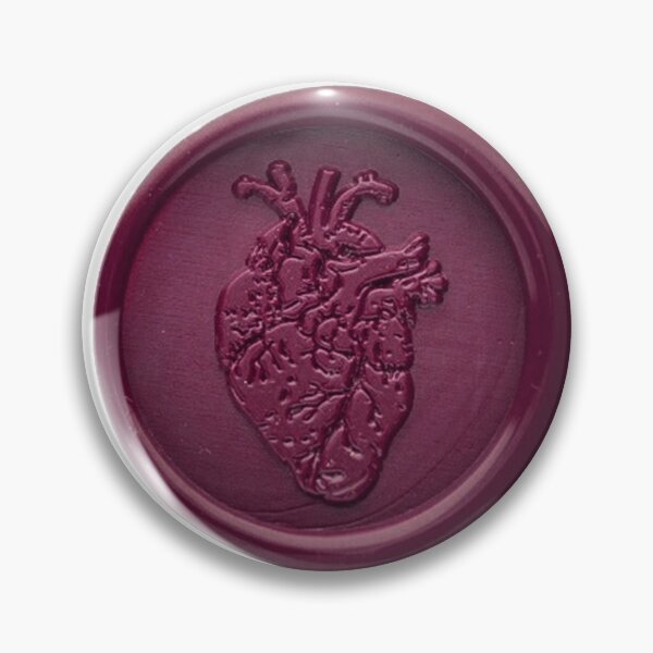 Item preview, Anatomical heart Wax Seal Stamp  designed and sold by Purple Eggplant Art ⭐⭐⭐⭐.