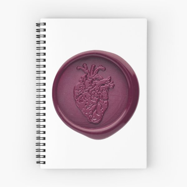 Item preview, Anatomical heart Wax Seal Stamp  designed and sold by Purple Eggplant Art ⭐⭐⭐⭐.