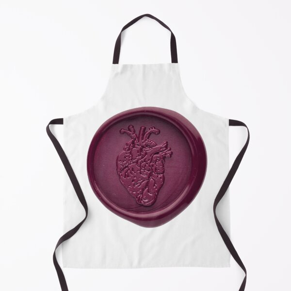 Item preview, Anatomical heart Wax Seal Stamp designed and sold by Purple Eggplant Art ⭐⭐⭐⭐.