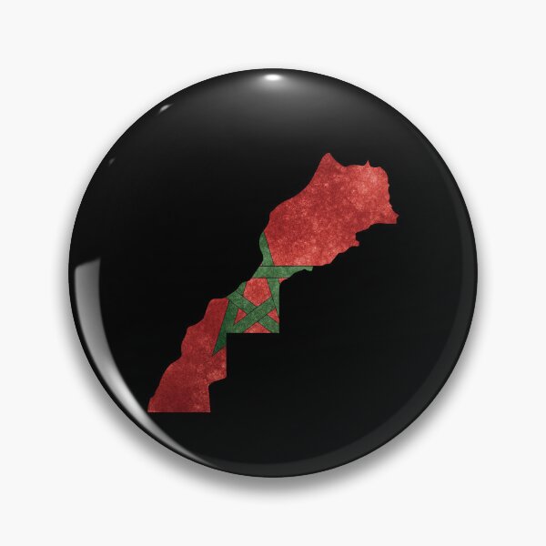 Item preview, Morocco - country border in national flag designed and sold by Mohja-Design.