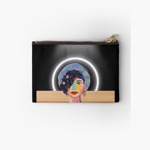 Item preview, Colorful and cheerful Painterly African woman portrait designed and sold by Basma Store.