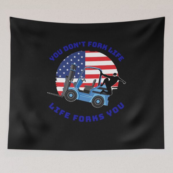 Item preview, Forklift Ninja, You Don't Fork Life, Life Forks You BB designed and sold by TeamsterLife.