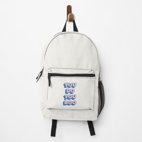 Item preview, You Do You Boo inspirational typography design by The Motivated Type in peach pink and blue designed and sold by MotivatedType.