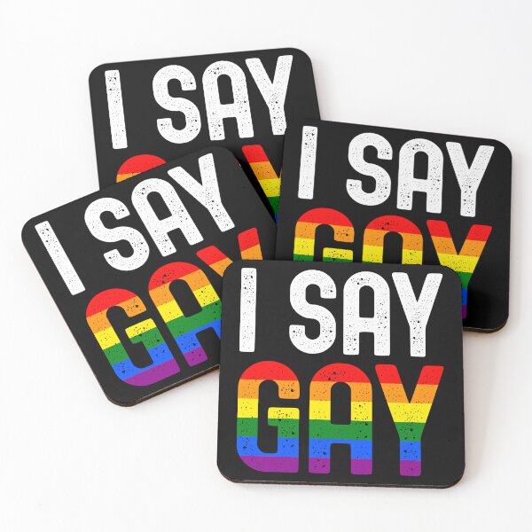 Item preview, I Say Gay - LGBTQ+ Flag - Trans Rights Movement designed and sold by GodsFlagFandom.