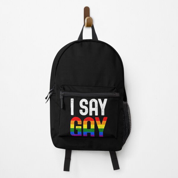 Item preview, I Say Gay - LGBTQ+ Flag - Trans Rights Movement designed and sold by GodsFlagFandom.