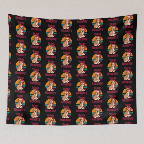 Item preview, Funny Team Naughty Santa Christmas Chihuahua designed and sold by Zurickdesigns.
